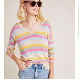 Charli Lydia Striped Cashmere Sweater